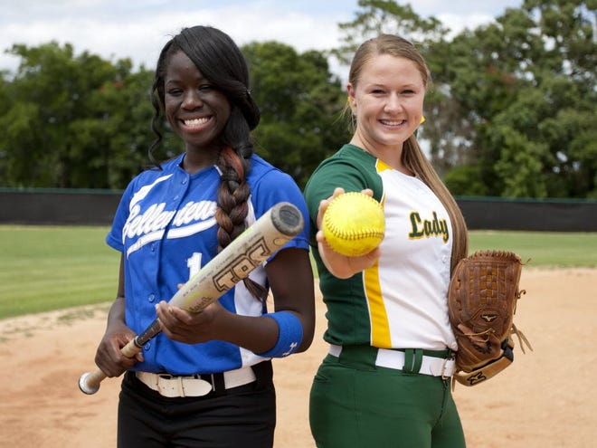 Belleview's Alexis Day, left, and Forest's Morgan White led their teams on deep playoff runs this season.