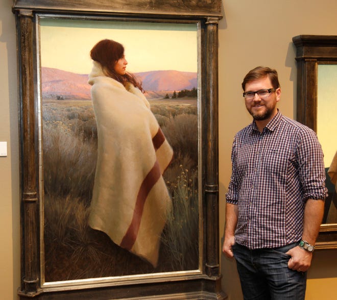 “Silence and Sagebrush,” by artist Jeremy Lipking, is the Prix de West winner on Saturday at the National Cowboy and Western Heritage Museum in Oklahoma City. Photo by Paul Hellstern, The Oklahoman
 PAUL HELLSTERN - 
Oklahoman