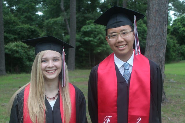 Samantha Boeh and Laing Hai recently graduated from at Fellowship Christian Academy.