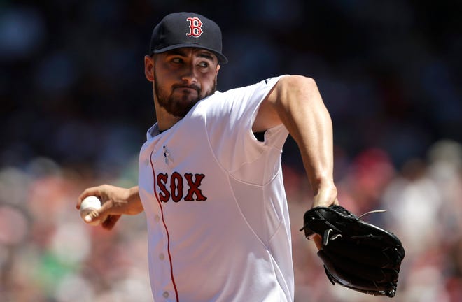Red Sox starting pitcher Brandon Workman allowed two runs in six innings of their 3-2 loss to the Indians in 11 innings on Sunday.