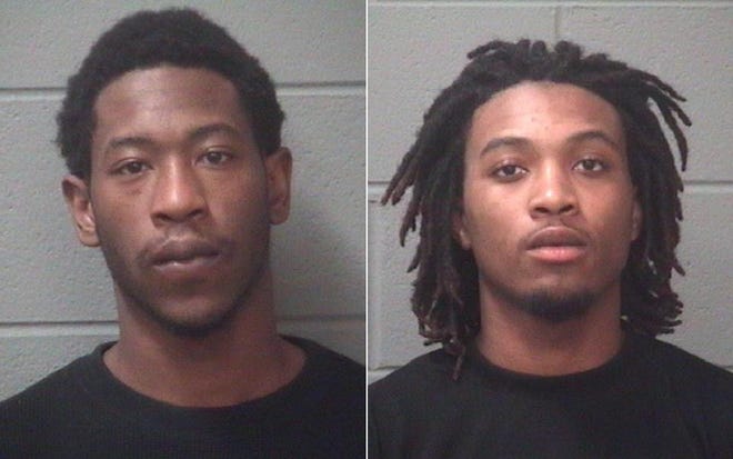 Rasjiem M. Hayes, left, and Tyquan Hayes are being sought by the Jacksonville Police Department in connection to an armed robbery on Friday in the New River area.
