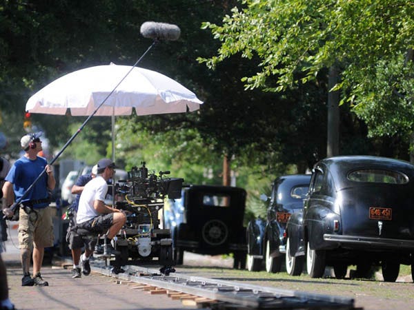 "The Longest Ride" filmed on the 200 block of S. 4th St. in downtown Wilmington Tuesday, June 17, 2014. The film is based on the Nicholas Sparks book of the same name.