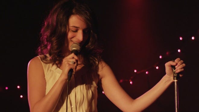 Jenny Slate stars as Donna Stern, an aspiring comedian who faces an unwanted pregnancy, in “Obvious Child.” (A24 Films)