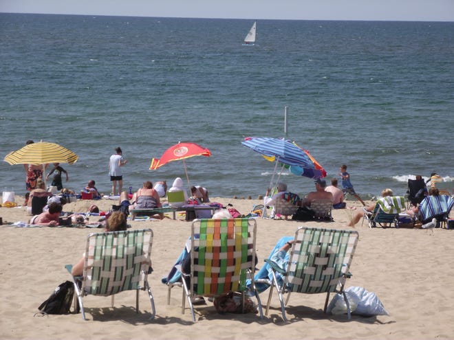 Fans of the local beaches in both lakeshore communities are encouraged to share their favorite photos of those places in the Pure Michigan Instagram Challenge, which began Friday. Sentinel file