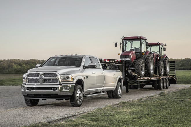 The next generaton of Ram 3500 Heavy Duty will be equipped with a Cummins diesel engine (2013 models shown).