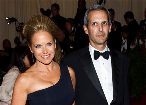 TV personality Katie Couric and John Molner were married Saturday in a small ceremony at her East Hampton home.