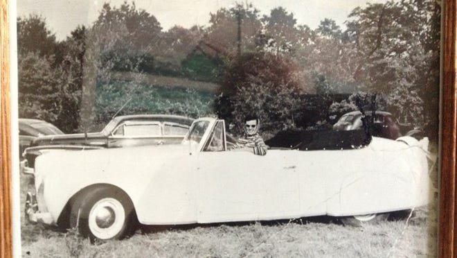 Therese Michon and her husband drove their dream car — this 12-cylinder 1940 Lincoln — to Florida for their honeymoon. They fell in love with Florida and moved here in 1971. (Contributed by Therese Michom)
