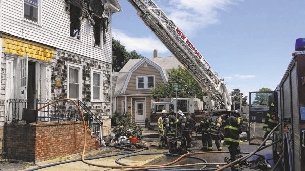 A fire at 69 Sycamore St. was quickly extinguished by firefighters Saturday morning. The three-story house was left uninhabitable.