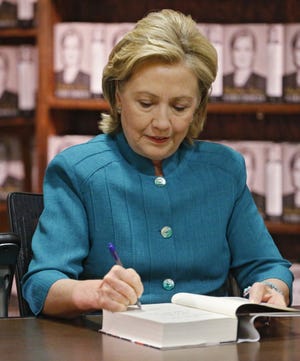 Former first lady and secretary of state Clinton has been on a major promotional effort for the book about her time as secretary of state.