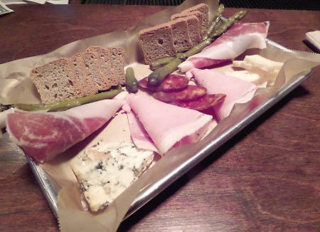 The meat and cheese plate at Earth Eagle Brewings.
Rachel Forrest photo