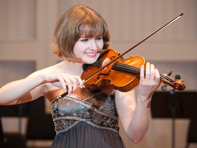 Mallory Hayes, 20, is a student at Converse College and has enjoyed an accomplished career so far as a violinist. She recently performed with world-renown violinist Itzhak Perlman at the Brevard Music Center.