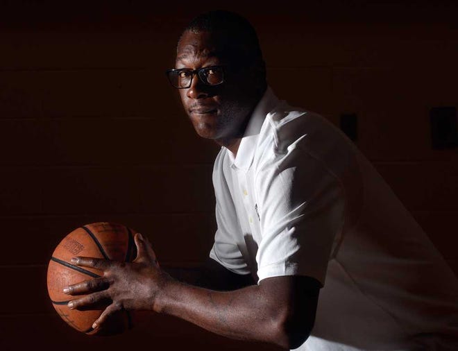 Carlos Strong, pictured here on Friday, June 27, 2014, in Athens, Ga. Strong's professional basketball career took him around the globe but he's since returned back to the Athens area.  (Richard Hamm/Staff) OnlineAthens / Athens Banner-Herald
