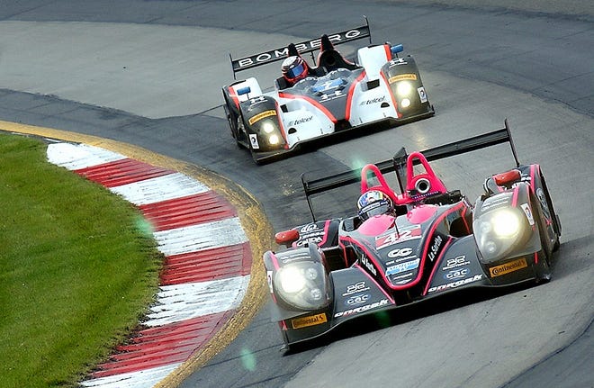 Alex Brundle leads another prototype out of turn 2 on his way to taking the pole for the Sahlen's Six Hours at the Glen. Eric Wensel/The Leader