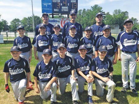Courtesy photo
The Exeter 10-year-old All-Stars went 4-0 and defeated Londonderry, 13-3, to capture the N.H. Cal Ripken District 5 championship over the weekend.