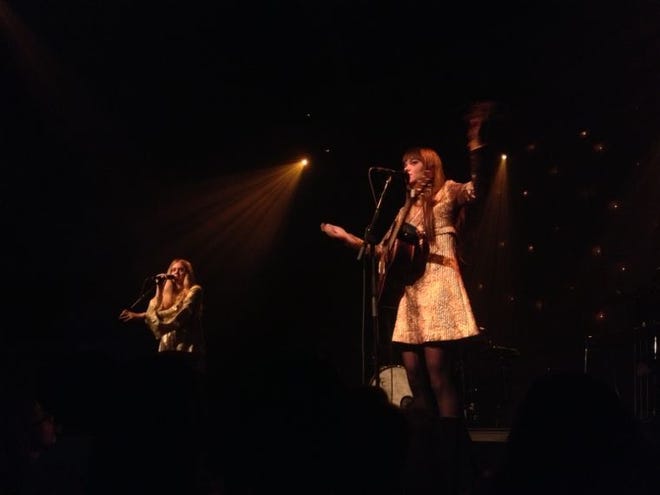 First Aid Kit performs at Union Transfer last month.