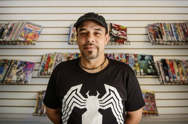 Mike Stellato is the owner of MoJoe and Jacks Comics and More on Hay Street, which has a soft opening this weekend and a grand opening Friday.