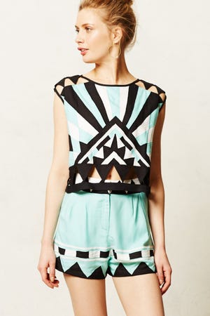 Esai midi top by Mara Hoffman for Anthropologie ($276 for shirt and $246 for shorts).