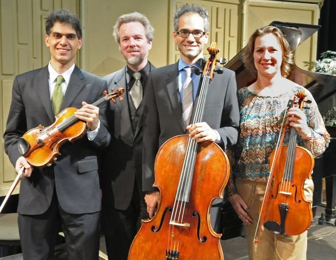 Violinist Cyrus Beroukhim, pianist Marcantonio Barone, cellist Arash Amini, violist Catherine Beeson