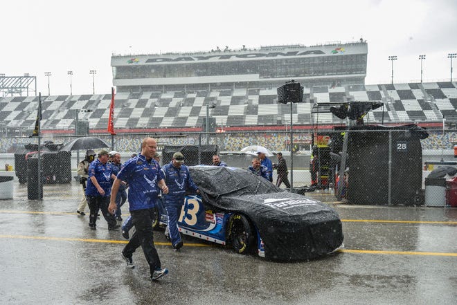 The good news for Aric Almirola’s crew — this weekend’s forecast for New Hampshire Motor Speedway is sunshine. The bad news — it was rain that handed Almirola the Coke Zero 400 victory last weekend and likely a spot in the Chase.