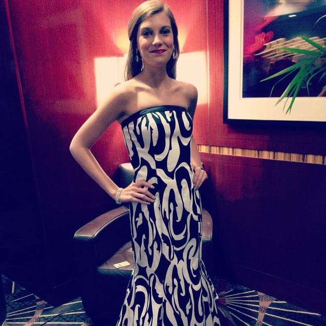 Bailey Patterson is dressed up before the Tony Awards on June 8.