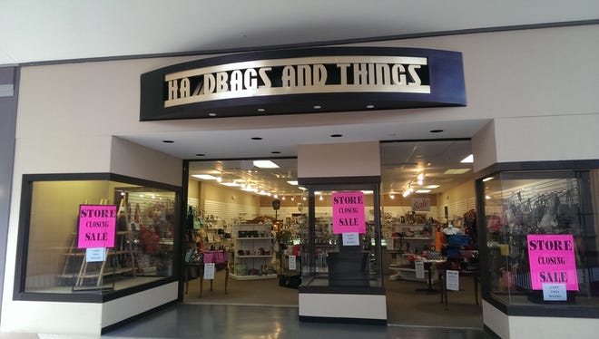 Adam Orr|Gaston Gazette 
Handbags and Things in the Eastridge Mall will close its doors at the end of the month after more than 11 years, according to company ownership.