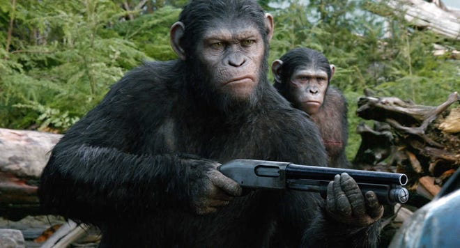 Twentieth Century Fox Film CorporationAndy Serkis plays Caesar in a scene from "Dawn of the Planet of the Apes."