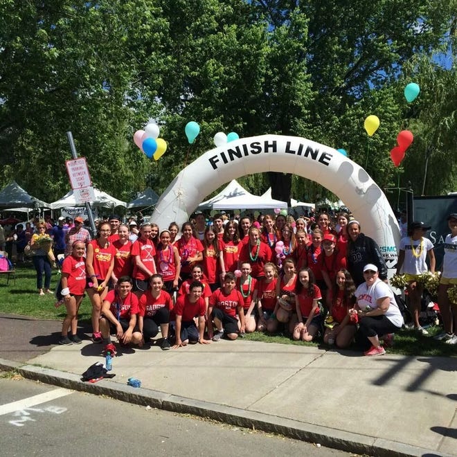 Belmonte Middle School's National Junior Honor Society participated in the North Shore Cancer Walk on June 22 in Salem. The teachers who volunteered their time to organize and attend this school event were Terrie Bater and Steph Decristoforo. Courtesy photo