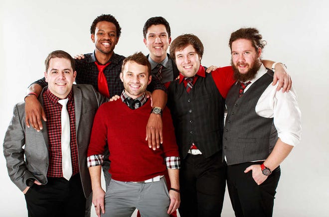 Minneapolis-based a cappella group Six Appeal - from left, Jordan Roll, Michael Brookens, Trey Jones, Nathan Hickey, Reuben Hushhagen and Andrew Berkowitz - will headline the entertainment at this year's Shawnee County Fair, which begins Thursday. Six Appeal will perform at 7 p.m. Friday in the Kansas Expocentre's Landon Arena at a free concert that also will feature Topeka's Cruzline Drumline.