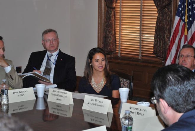 Assemblywoman Maria Rodriguez-Gregg, R-8th of Evesham, held a roundtable discussion with New Jersey business leaders at the Statehouse in Trenton Thursday.