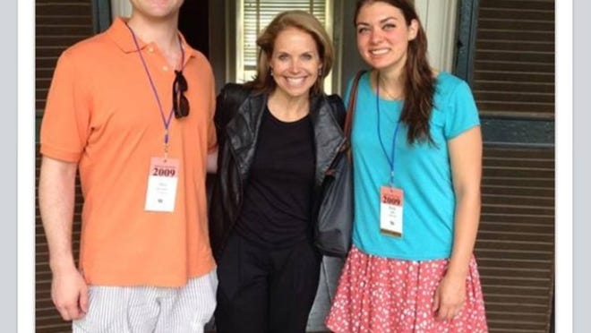 Alex Boyajian, Katie Couric and Dr. Evie Hall
