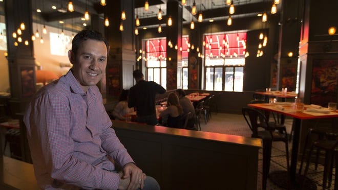 Alex Taylor earned an MBA from the University of Texas in 2003 and returned a decade later to open a location of Due Forni Pizza & Wine, which started in Las Vegas.