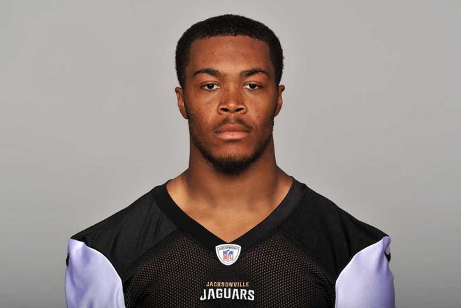 This is a 2014 photo of Reggie Jordan of the Jacksonville Jaguars NFL football team. This image reflects the Jacksonville Jaguars active roster as of Wednesday, May 28, 2014 when this image was taken. (AP Photo)
