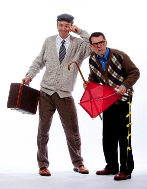 Stephen Wayne and Jeff Querin star in “George and Henry’s Summer Vacation” at Amish Door Village on Aug. 22 and 23.