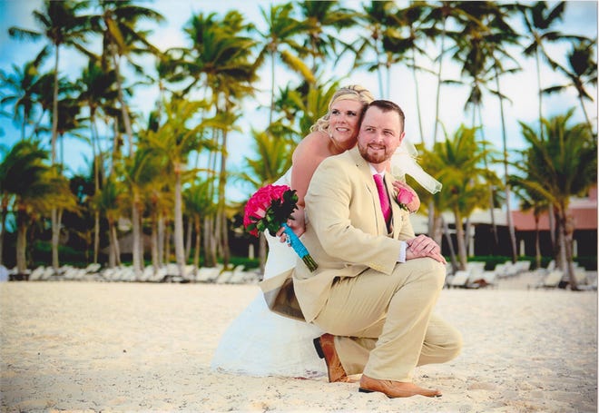 Hayleigh Rachelle Sprague and James Philip Leland were married on May 12, 2014, in Now Larimar Punta Cana, Dominican Republic.