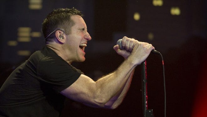 Trent Reznor of Nine Inch Nails performs. (JAY JANNER / AMERICAN-STATESMAN)