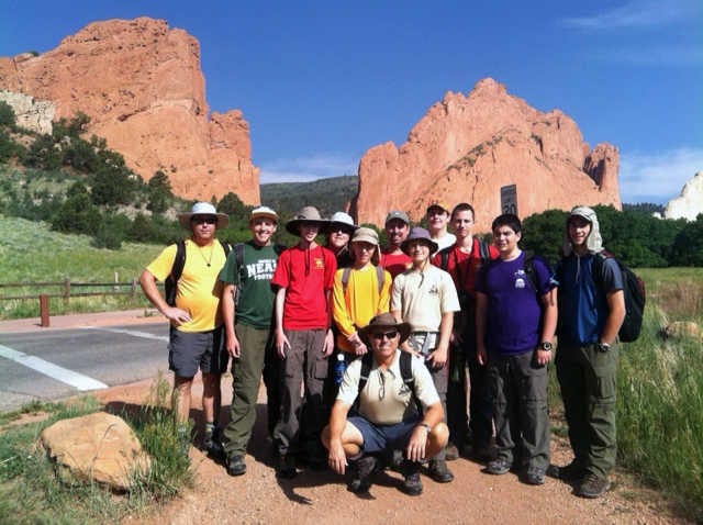 Scout Troop 288 based out of Ponte Vedra experiences High Adventure in New Mexico this summer with an 81-mile hike. From left: Bill Worth, Michael Leisle, Andrew Brown, Liam Worth, Ross Allen, Keith Allen, John D'Aquila, Jonah Paxton, Tommy Yahnke, David Lichlyter, Michael D'Aquila and Joseph Sarci.