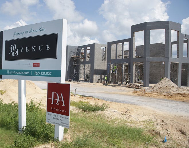 Construction is underway on “30Avenue,” a mixed-use, 130,000-square-foot development on the north side of U.S. 98 across from the Walton County 30A intersection.