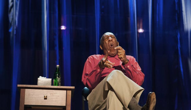 Comedian Bill Cosby brings his "sit down" act to the Newport Yachting Center on Sunday.