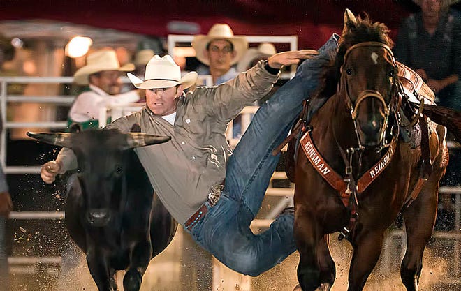 The ninth annual Sandy Oaks Pro Rodeo will showcase steer wrestling, roping, bareback bronc and saddle bronc and bull riding among other competitions.