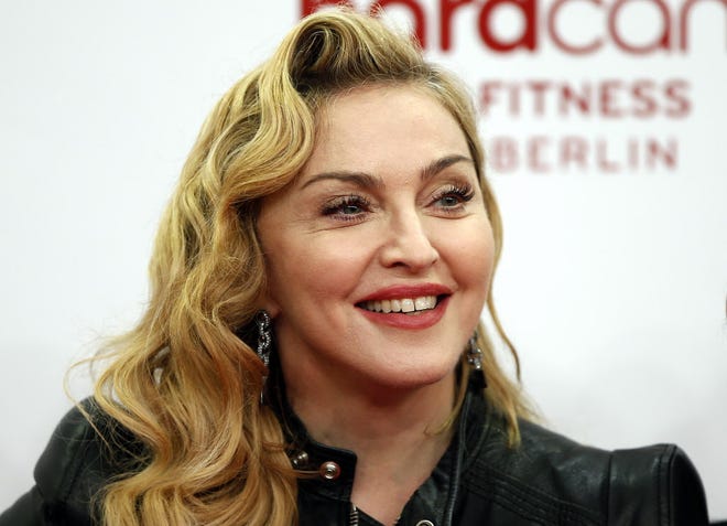 Madonna is shown in this 2013 photo in Berlin.