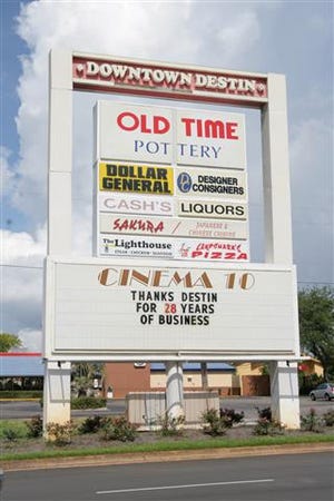 After 28 years in Destin, Lively Cinema 10 closed its doors on Sunday night.