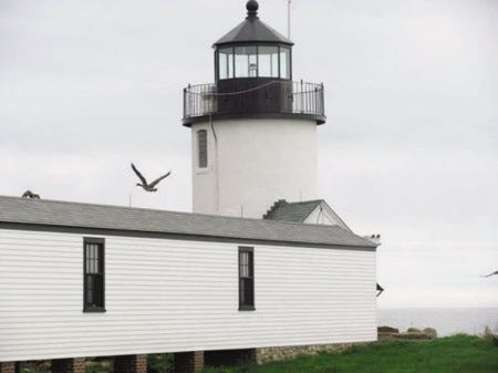 Lobstermen and residents believe it was complaints from summer people over the noise that led to the change of the Goat Island Light foghorn in Cape Porpoise Harbor.