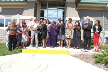 A ribbon cutting ceremony took place during an open house at the St. Joseph County Health Center in Centreville Wednesday.