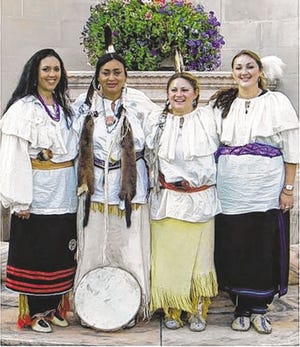 Courtesy of New Bedford Whaling National Historical Park
Nettukkkusqk is a ensemble of Native American singers who will give a concert in the national park garden this evening.