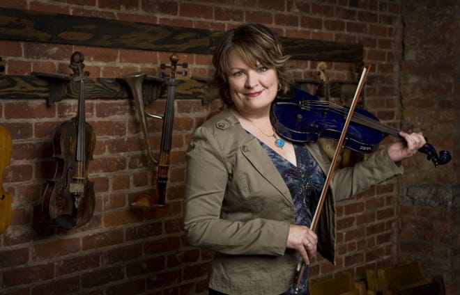 Violinist Eileen Ivers, who lives in Ireland, will appear at the Newport Celtic Rock Festival at the Newport Yachting Center on Saturday.