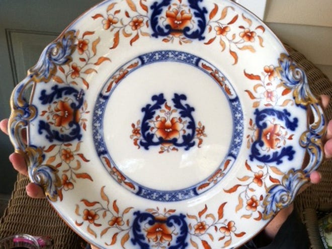 This china was manufactured by the famous Minton Porcelain Works.