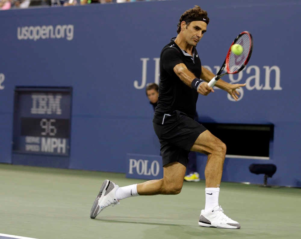 federer wearing jordans