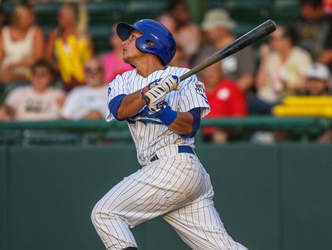 Daytona's Gioskar Amaya went into Tuesday night's action with a slash line of .275/.370/.748 with four home runs, 35 RBIs, 53 runs and 13 stolen bases.
