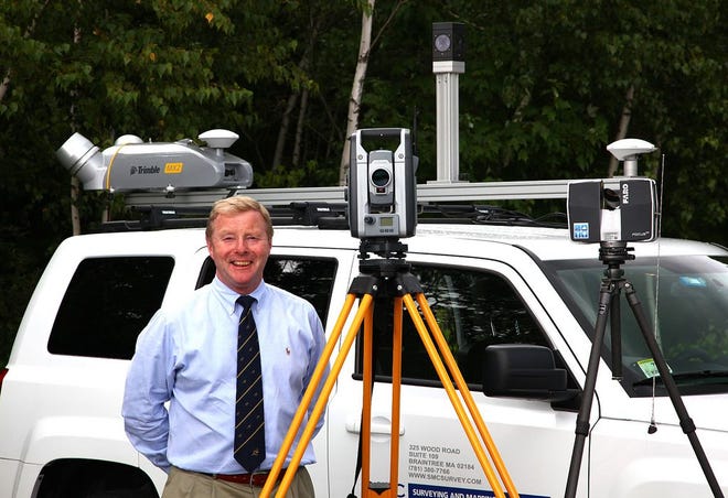 Marshfield resident Kevin Hanley runs a Braintree-based business, Surveying and Mapping Consultants (SMC), which specializes in surveying and aerial mapping to support the design of roads and other development projects.