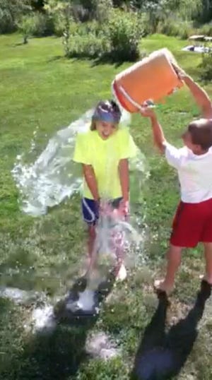 Taking the ALS Ice Bucket Challenge was one of many unexpected things Natalee ended up doing this summer.